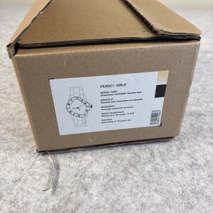 EMPTY REPLACEMENT STORAGE WATCH BOX & CONTENTS ONLY - LAARVEE PEA001-GBLK